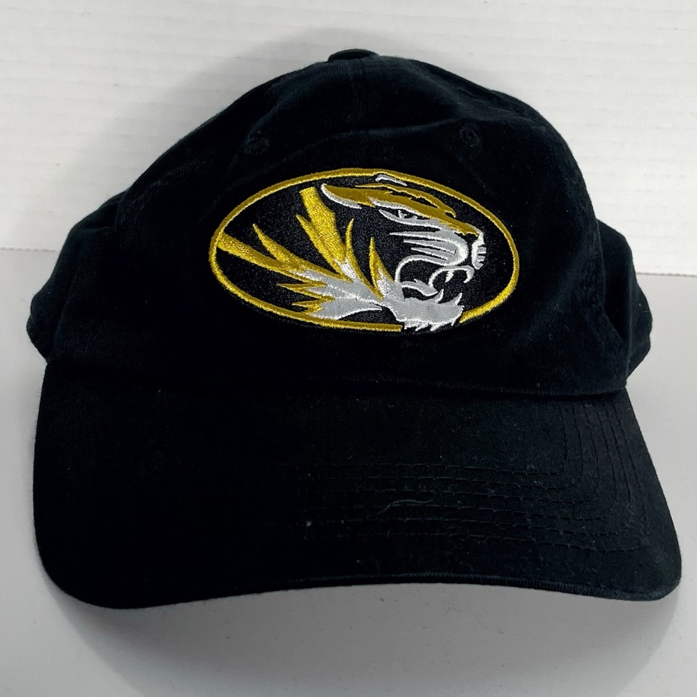 Missouri Tigers Adjustable Cap Hat Captivating Black NCAA Mizzou University